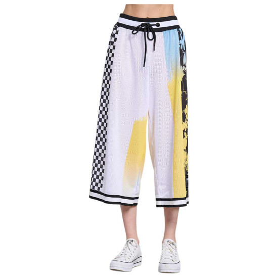 Bodytalk Γυναικείο παντελόνι Wide Leg Perforated 7/8 Pants